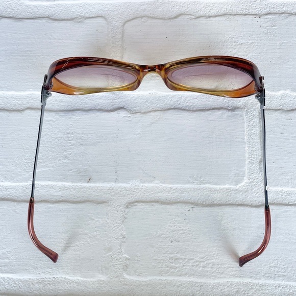 VIENNALINE | Vintage Ambre Oval Eye Glasses Made In Austria - Picture 7 of 10